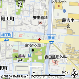 福岡県柳川市新町40周辺の地図