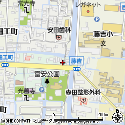 福岡県柳川市新町36周辺の地図
