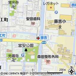 福岡県柳川市新町32周辺の地図