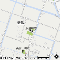 永昌寺周辺の地図