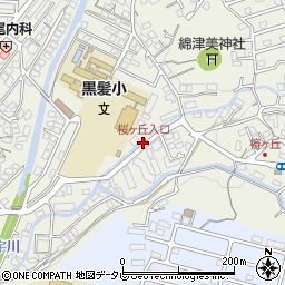 桜ヶ丘入口周辺の地図
