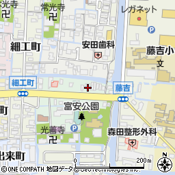 福岡県柳川市新町44周辺の地図