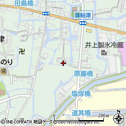 福岡県柳川市三橋町蒲船津130-16周辺の地図