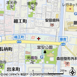 福岡県柳川市新町49周辺の地図