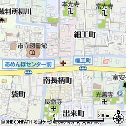 福岡県柳川市南長柄町25周辺の地図