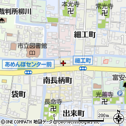 福岡県柳川市南長柄町25周辺の地図