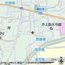 福岡県柳川市三橋町蒲船津509-3周辺の地図