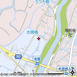 福岡県柳川市古賀18周辺の地図
