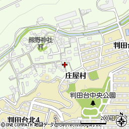 大分県大分市中判田2161-2周辺の地図