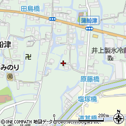 福岡県柳川市三橋町蒲船津510周辺の地図