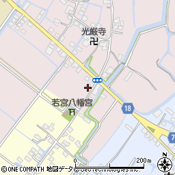 福岡県柳川市西浜武1448周辺の地図