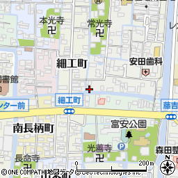 福岡県柳川市椿原町1周辺の地図