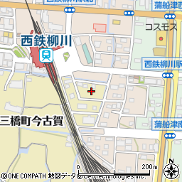 福岡県柳川市三橋町今古賀701周辺の地図