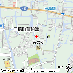 福岡県柳川市三橋町蒲船津1260周辺の地図