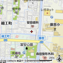 福岡県柳川市椿原町11周辺の地図