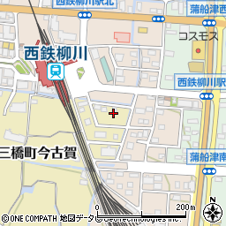 福岡県柳川市三橋町今古賀701-7周辺の地図