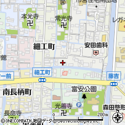 福岡県柳川市椿原町3周辺の地図