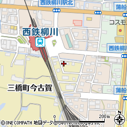 福岡県柳川市三橋町今古賀701-2周辺の地図