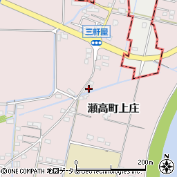 福岡県みやま市瀬高町上庄1679周辺の地図
