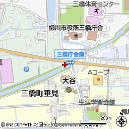 福岡県柳川市三橋町蒲船津84-2周辺の地図
