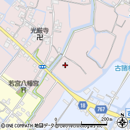 福岡県柳川市西浜武1427-1周辺の地図