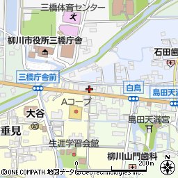 福岡県柳川市三橋町垂見1周辺の地図