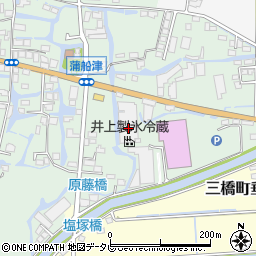 福岡県柳川市三橋町蒲船津112周辺の地図