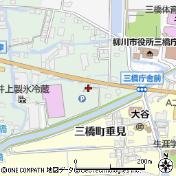 福岡県柳川市三橋町蒲船津94周辺の地図
