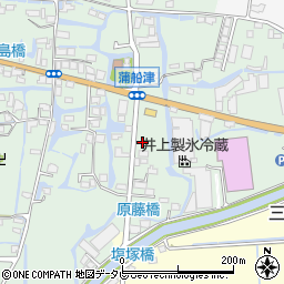 福岡県柳川市三橋町蒲船津15周辺の地図