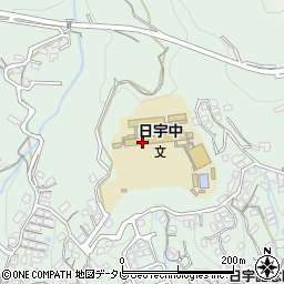 佐世保市立日宇中学校周辺の地図