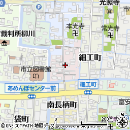 福岡県柳川市北長柄町19周辺の地図