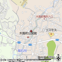 長崎県佐世保市木風町13周辺の地図