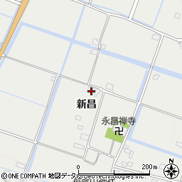 佐賀県杵島郡白石町新昌1961周辺の地図