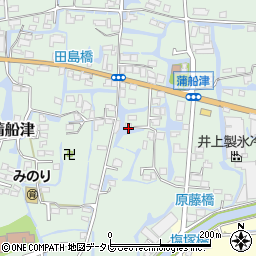 福岡県柳川市三橋町蒲船津1319周辺の地図