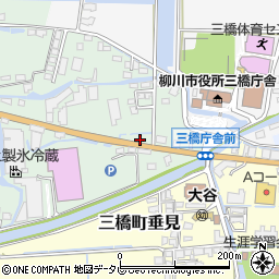 福岡県柳川市三橋町蒲船津91周辺の地図