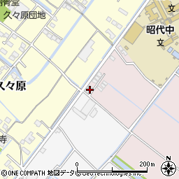 福岡県柳川市西浜武1504-9周辺の地図