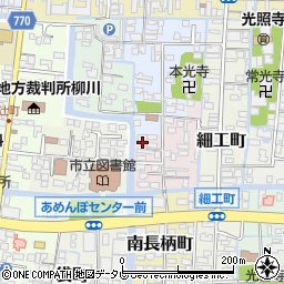 福岡県柳川市北長柄町10周辺の地図