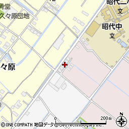 福岡県柳川市西浜武1504-7周辺の地図