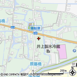 福岡県柳川市三橋町蒲船津22周辺の地図