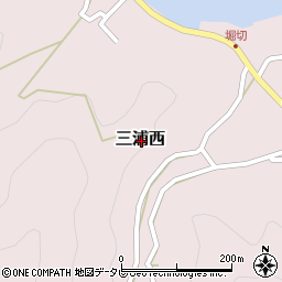 〒798-0102 愛媛県宇和島市三浦西の地図