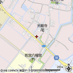 福岡県柳川市西浜武1317周辺の地図