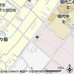 福岡県柳川市西浜武1504-6周辺の地図