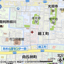福岡県柳川市北長柄町16周辺の地図