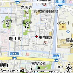 福岡県柳川市椿原町24周辺の地図