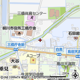 福岡県柳川市三橋町正行520周辺の地図