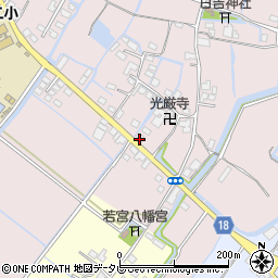 福岡県柳川市西浜武1317-11周辺の地図