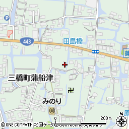 福岡県柳川市三橋町蒲船津779周辺の地図