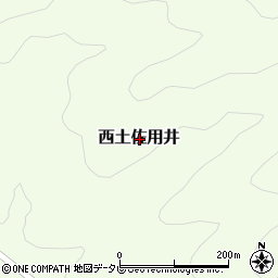 高知県四万十市西土佐用井周辺の地図
