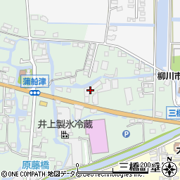 福岡県柳川市三橋町蒲船津1040-3周辺の地図