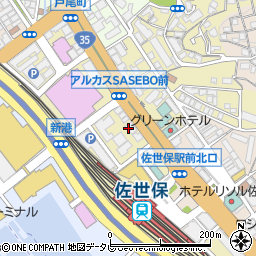 ＪＲ九州レンタカー＆パーキング株式会社　佐世保駅営業所周辺の地図